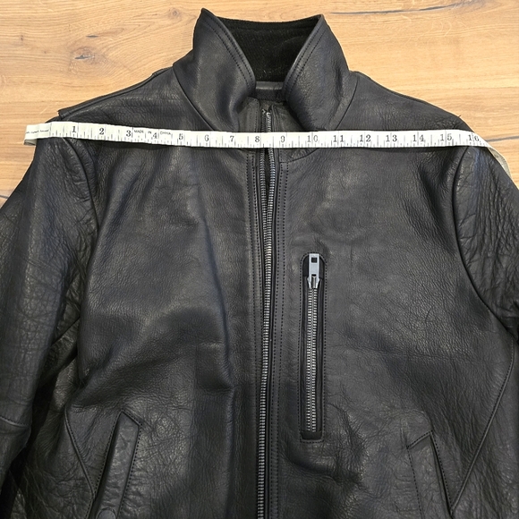 Rag & Bone Mens Leather Jacket - Picture 4 of 6